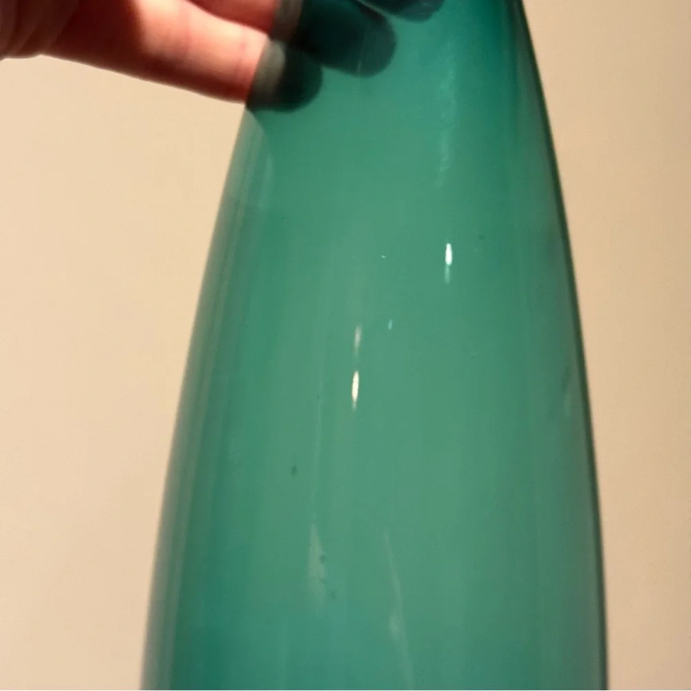 IKEA Blown Glass Bottle Vase